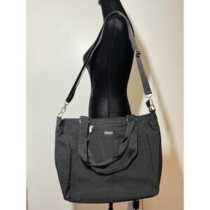 Baggallini Large Black Laptop Crossbody Messenger Tote Bag Travel Student MINT